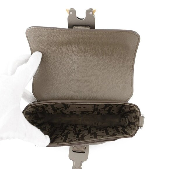 Dior Hit the Road Roller Coaster Shoulder Bag Size Mini Leather Olive - Picture 5 of 16